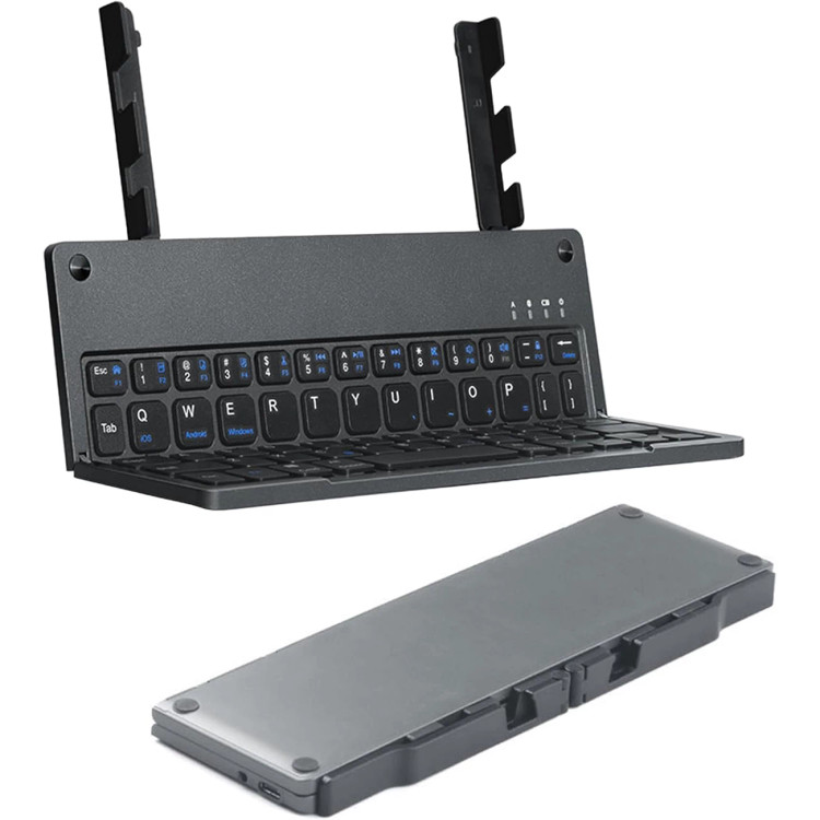 کیبورد بیسیم تاشو شارژی هارمونیکا HARMONICA با استند موبایل و تبلت